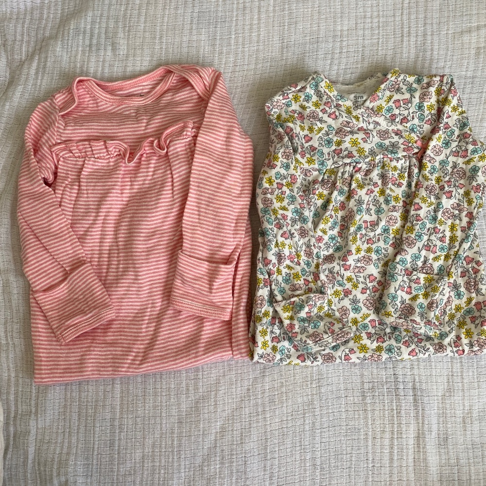 Carter’s 3 month night gown pair.